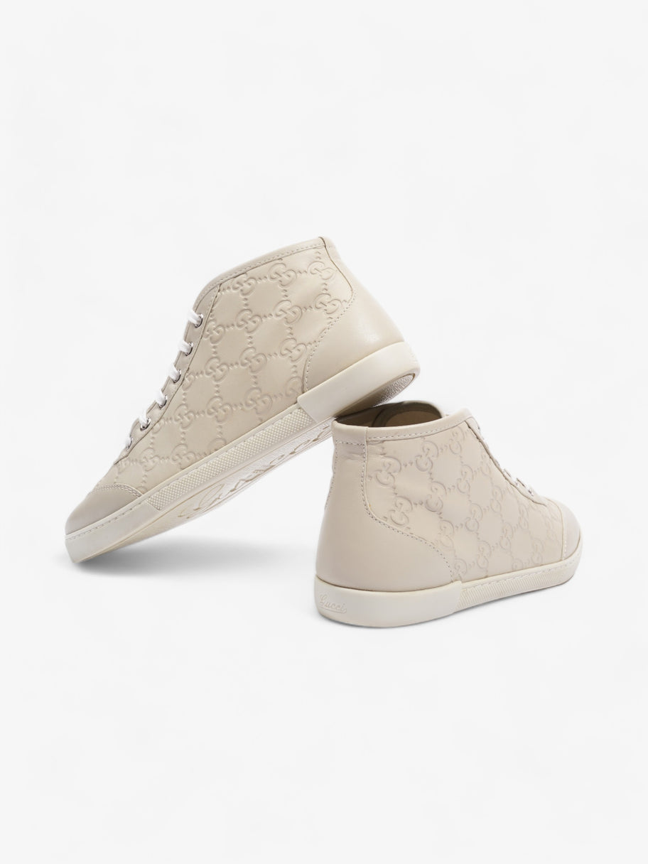 Gucci Guccissma High-tops Beige Leather EU 36 UK 3 Image 9