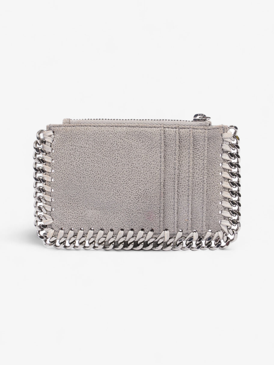 Stella McCartney Falabella Zip Card Holder Grey Vegan Leather Image 2