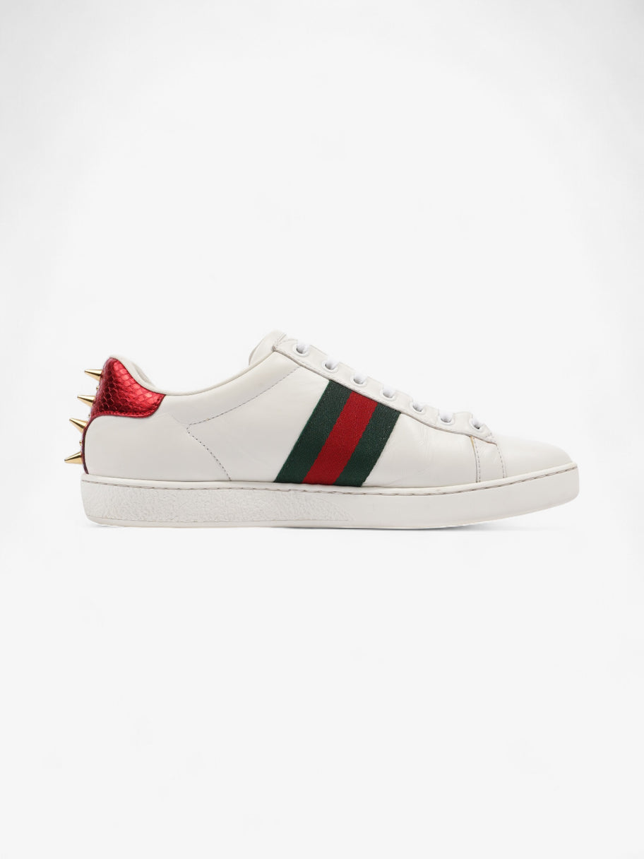 Gucci Ace Studded Sneakers White / Green / Red Leather EU 38 UK 5 Image 4