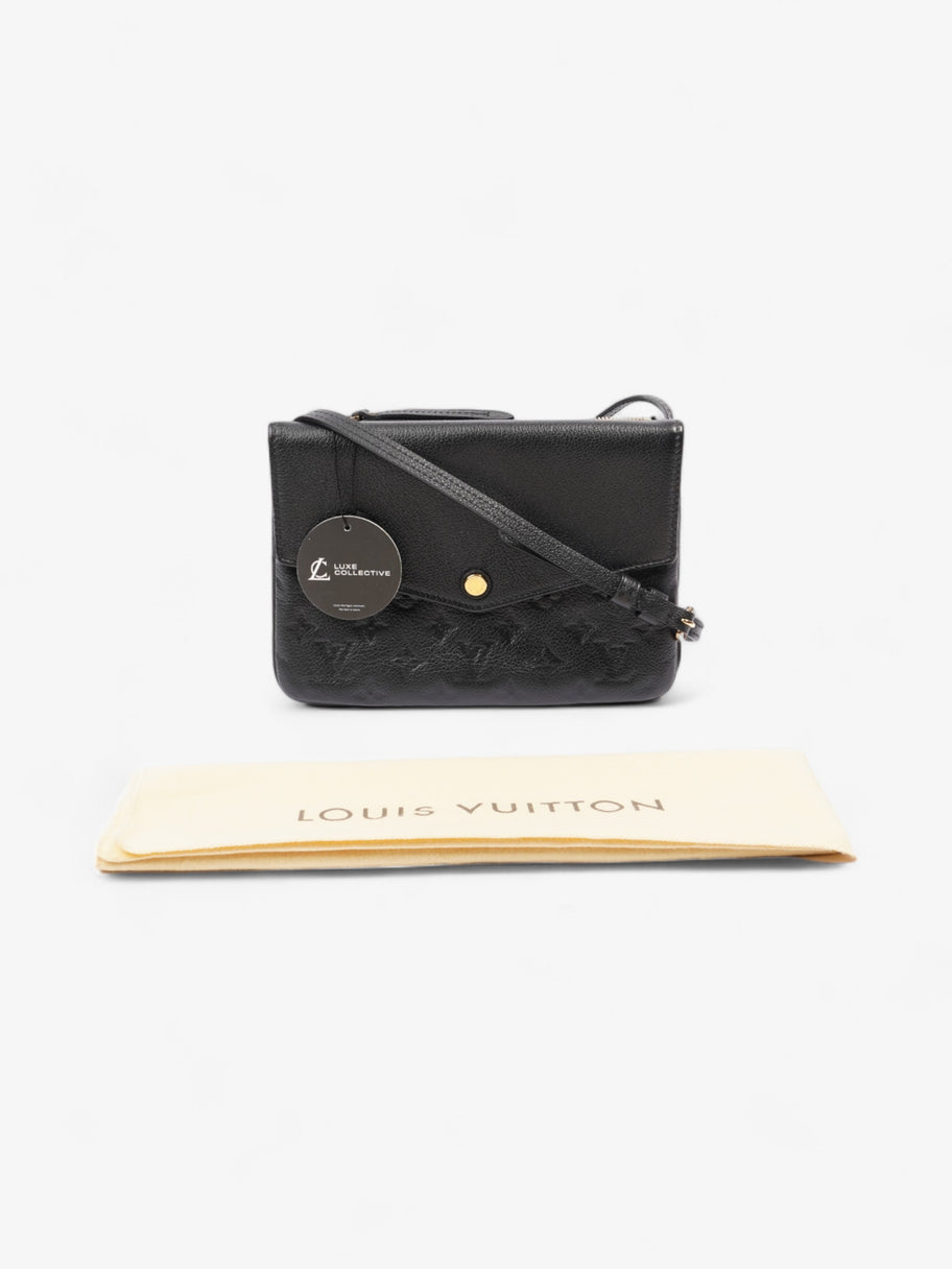 Louis Vuitton Twice Pouch Black Empreinte Leather Image 9