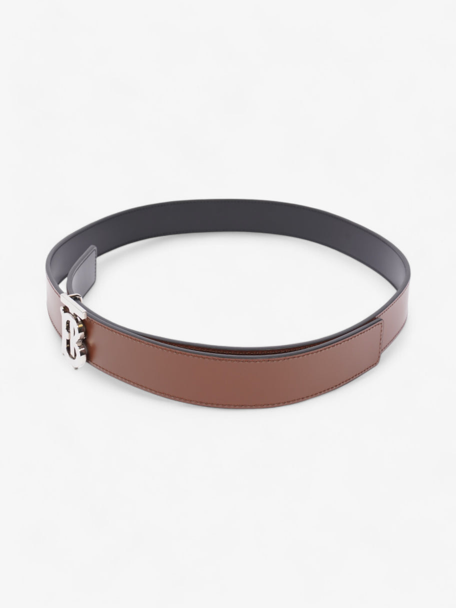 Burberry TB Reversible Belt Brown / Black Leather Small 62.5 - 77.5cm Image 3