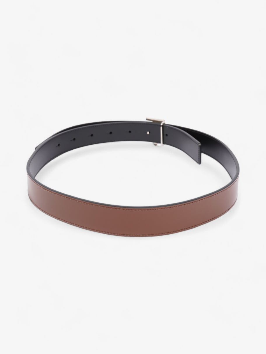 Burberry TB Reversible Belt Brown / Black Leather Small 62.5 - 77.5cm Image 4