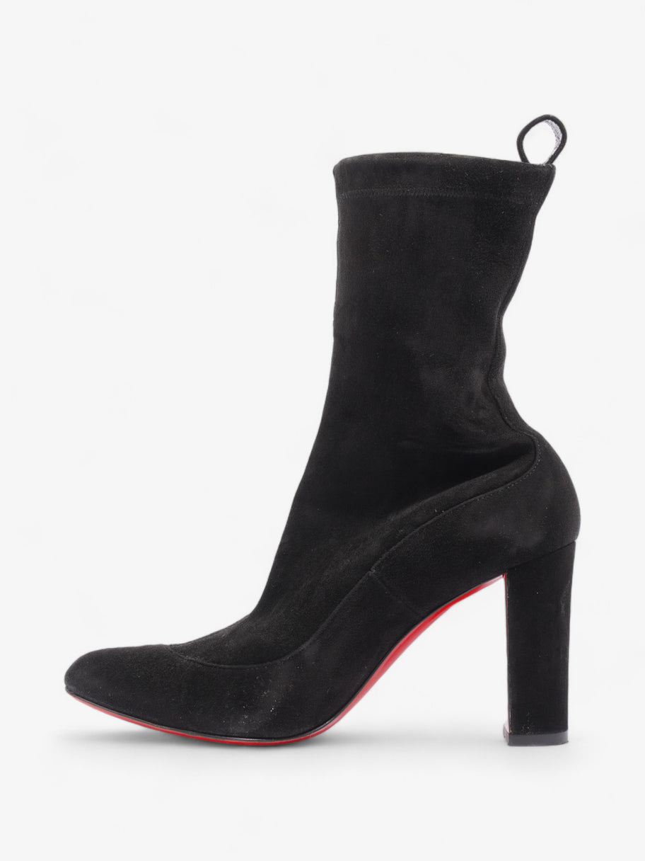 Christian Louboutin Gena Boots 80 Black Suede EU 36 UK 3 Image 3