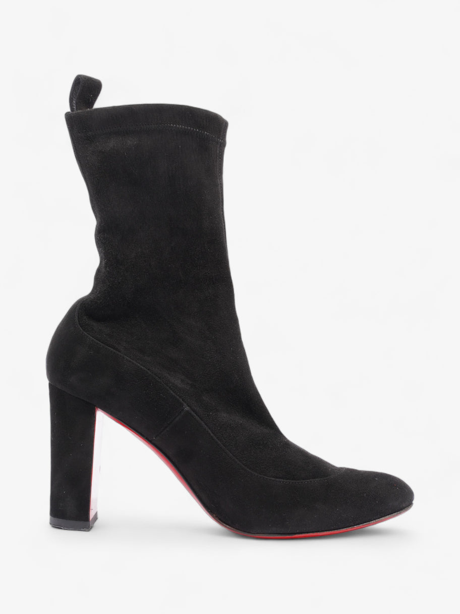 Christian Louboutin Gena Boots 80 Black Suede EU 36 UK 3 Image 4