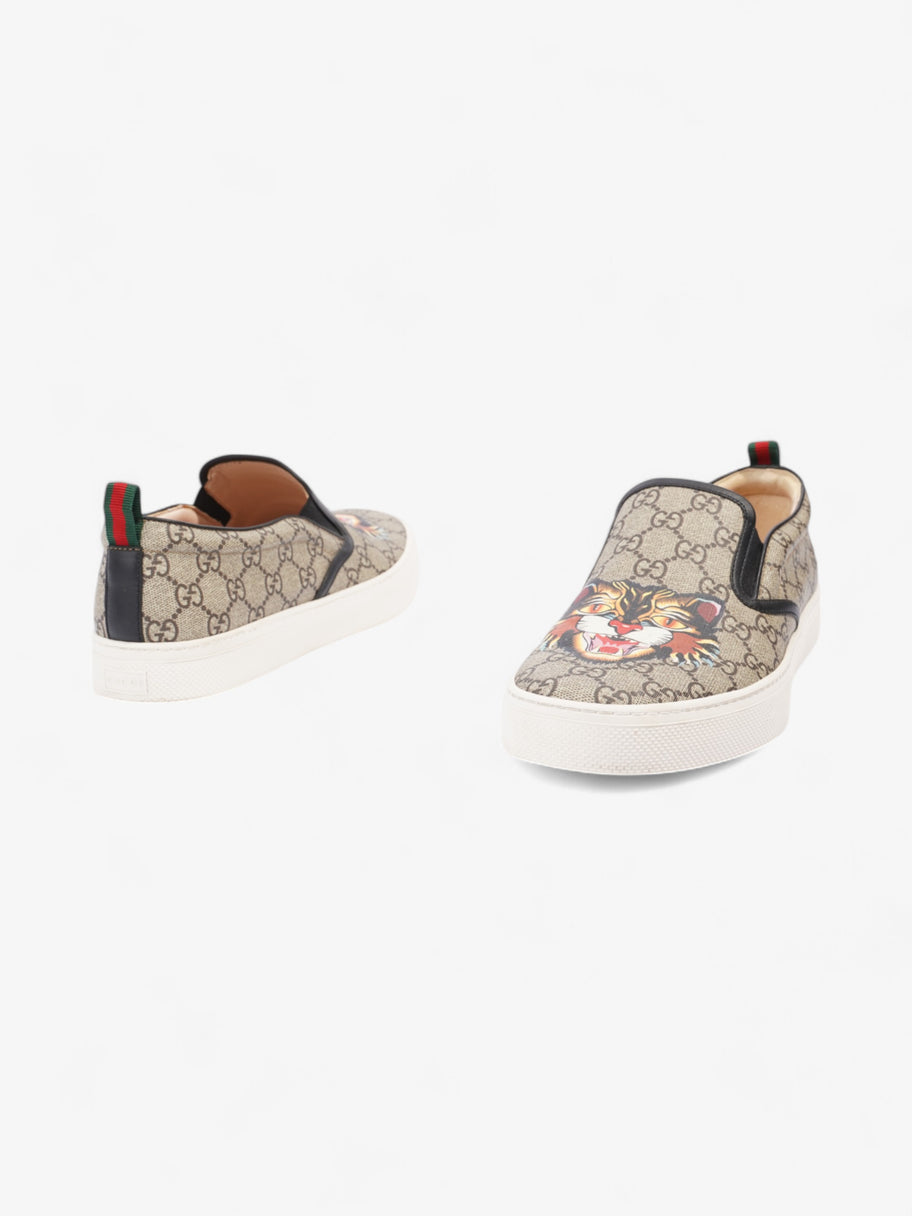 Gucci GG Supreme Angry Cat Sneakers Monogram / Black Canvas EU 44 UK 10 Image 9