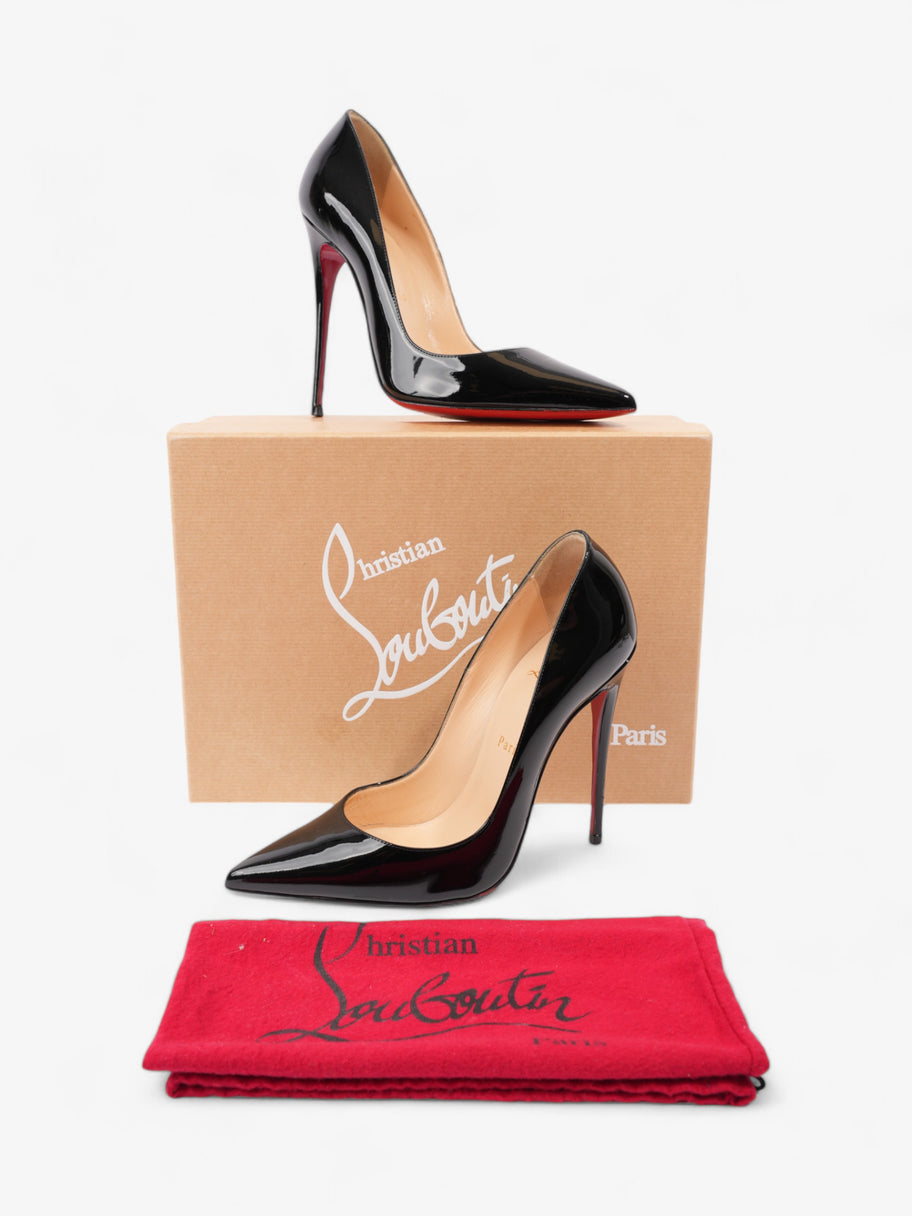 Christian Louboutin So Kate Heels 120 Black Patent Leather EU 38 UK 5 Image 10