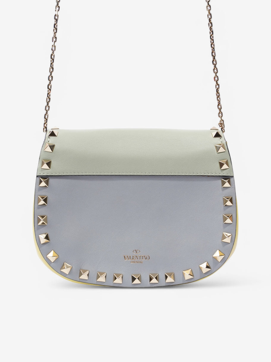 Valentino Chain Bag Blue / Pink Leather Image 4