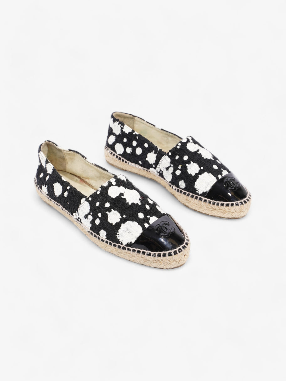 Chanel Espadrilles Black / White Cotton EU 38 UK 5 Image 2