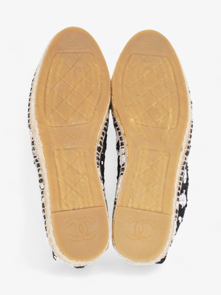 Chanel Espadrilles Black / White Cotton EU 38 UK 5 Image 7