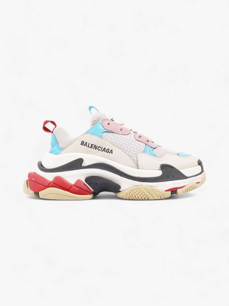  Balenciaga Triple S White / Blue / Red Mesh EU 37 UK 4