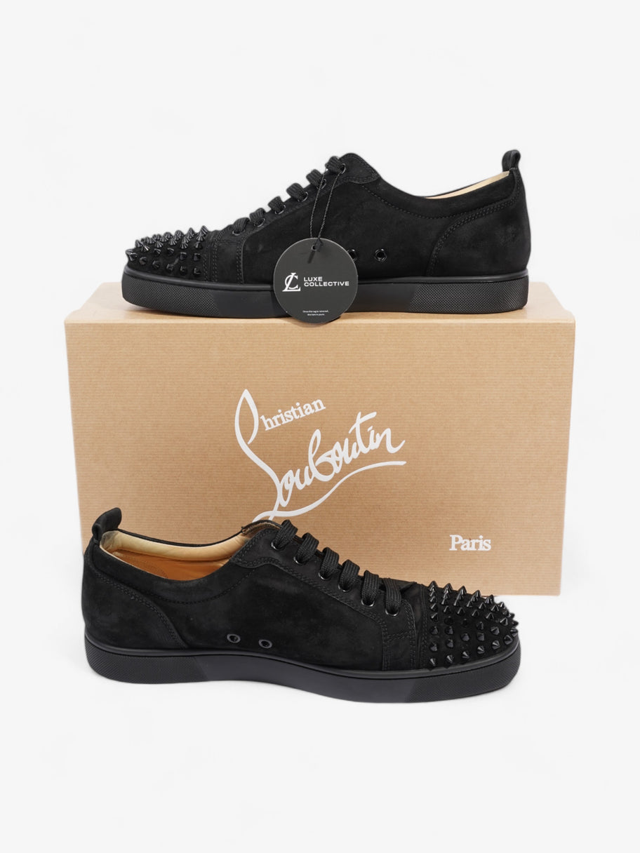 Christian Louboutin Louis Junior Spikes Black Suede EU 44 UK 10 Image 10