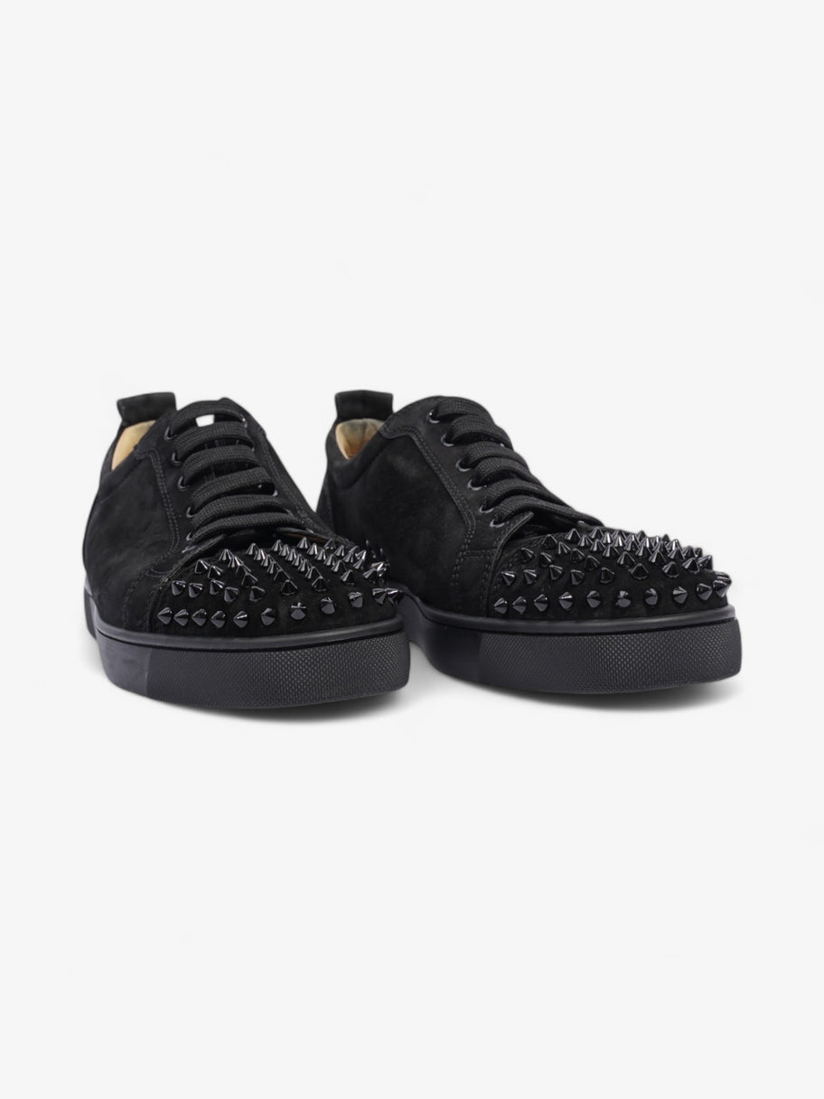 Christian Louboutin Louis Junior Spikes Black Suede EU 44 UK 10 Image 2