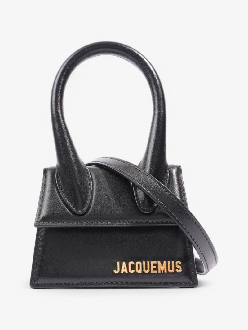  Jacquemus Le Chiquito Black Leather Mini