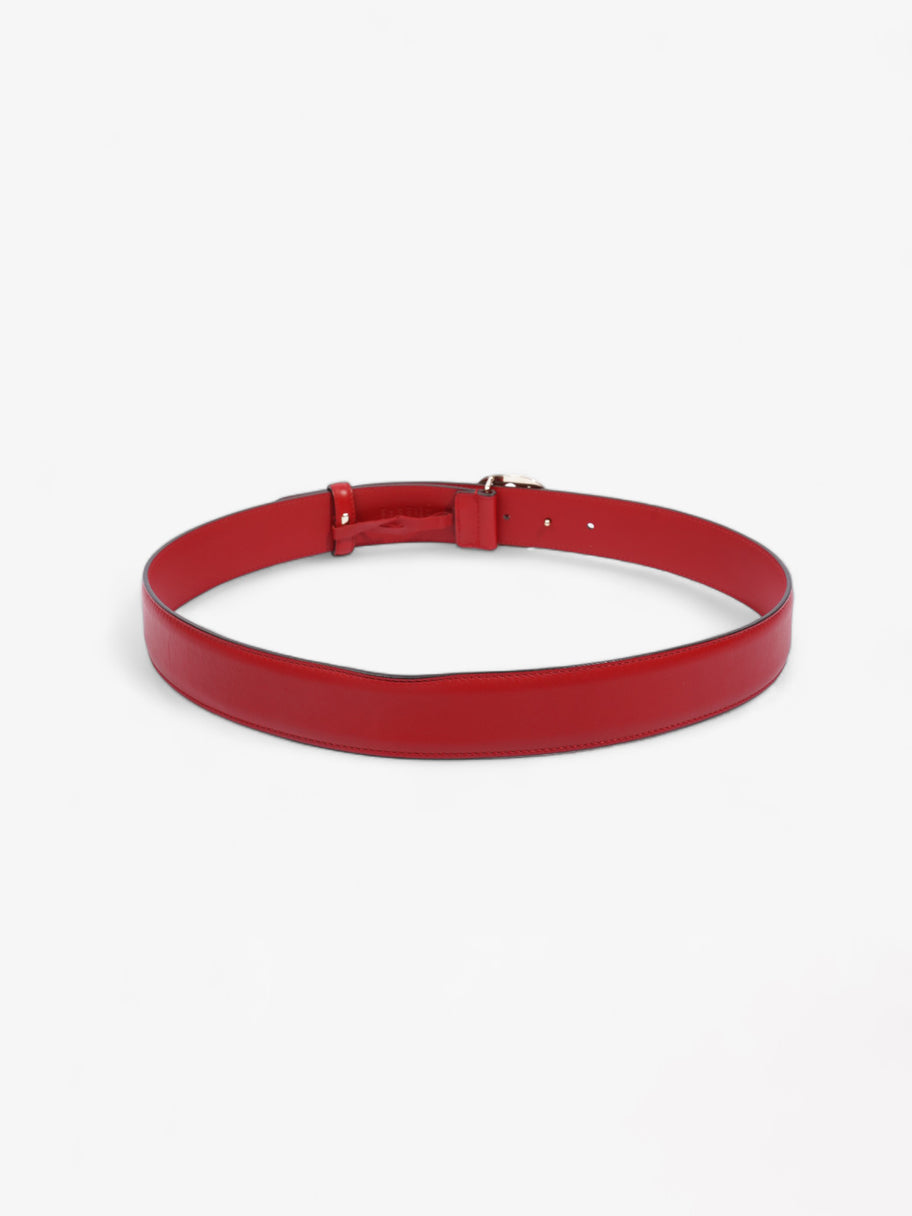 Gucci Interlocking G Belt Red Leather 90cm 36