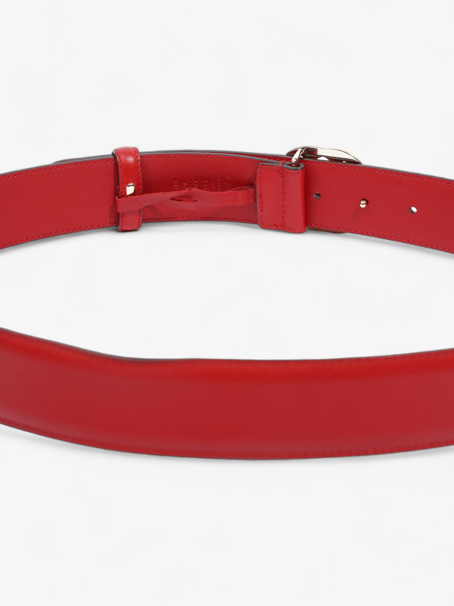 Gucci Interlocking G Belt Red Leather 90cm 36