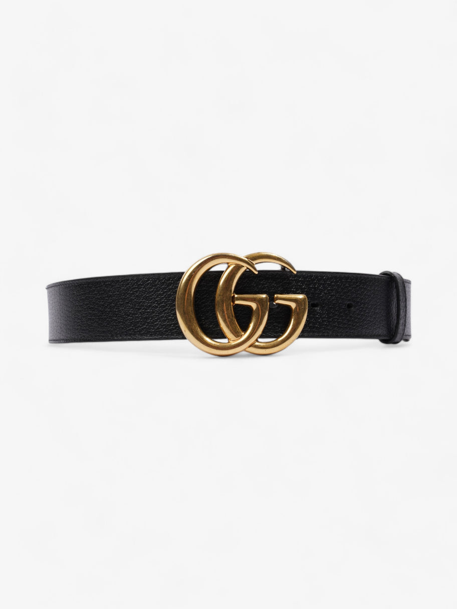 Gucci Double G Belt Black Leather 80cm 32