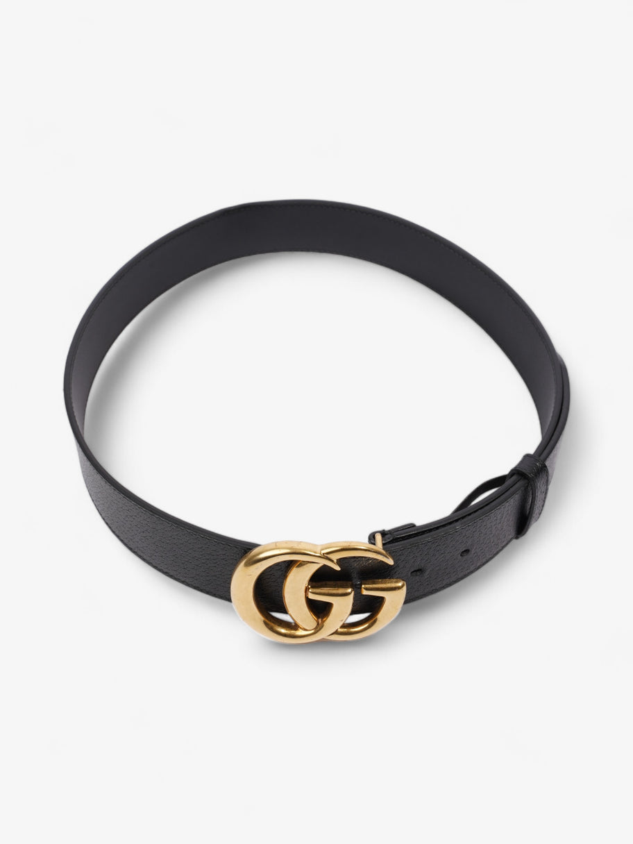 Gucci Double G Belt Black Leather 80cm 32