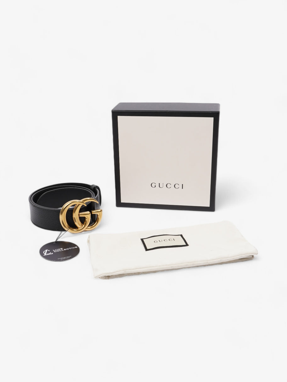 Gucci Double G Belt Black Leather 80cm 32