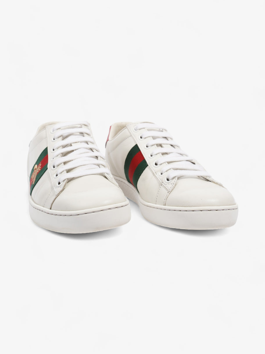 Gucci Ace Embroidered Bee White / Green / Red Leather EU 35.5 UK 2.5 Image 2