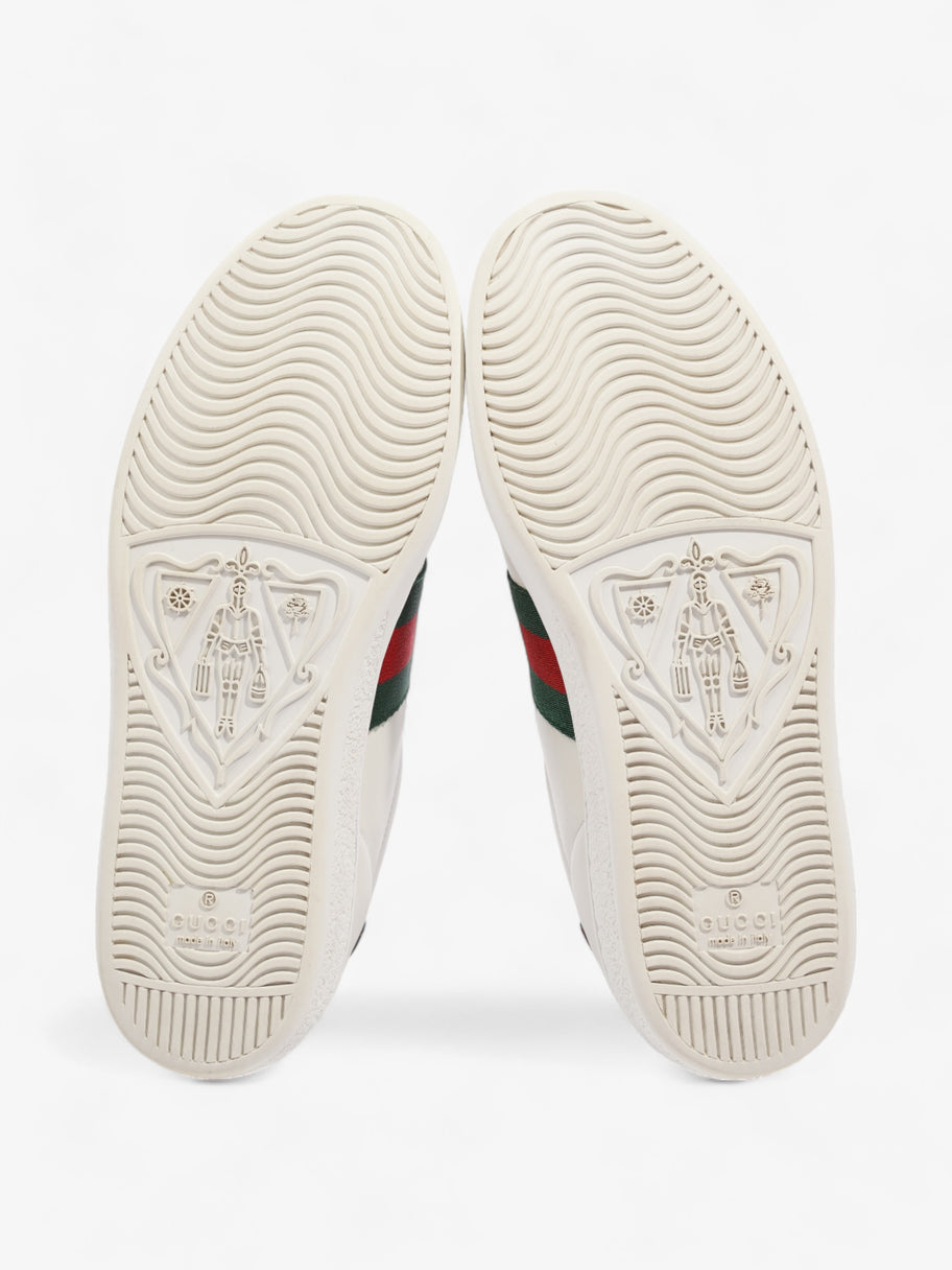 Gucci Ace Embroidered Bee White / Green / Red Leather EU 35.5 UK 2.5 Image 6