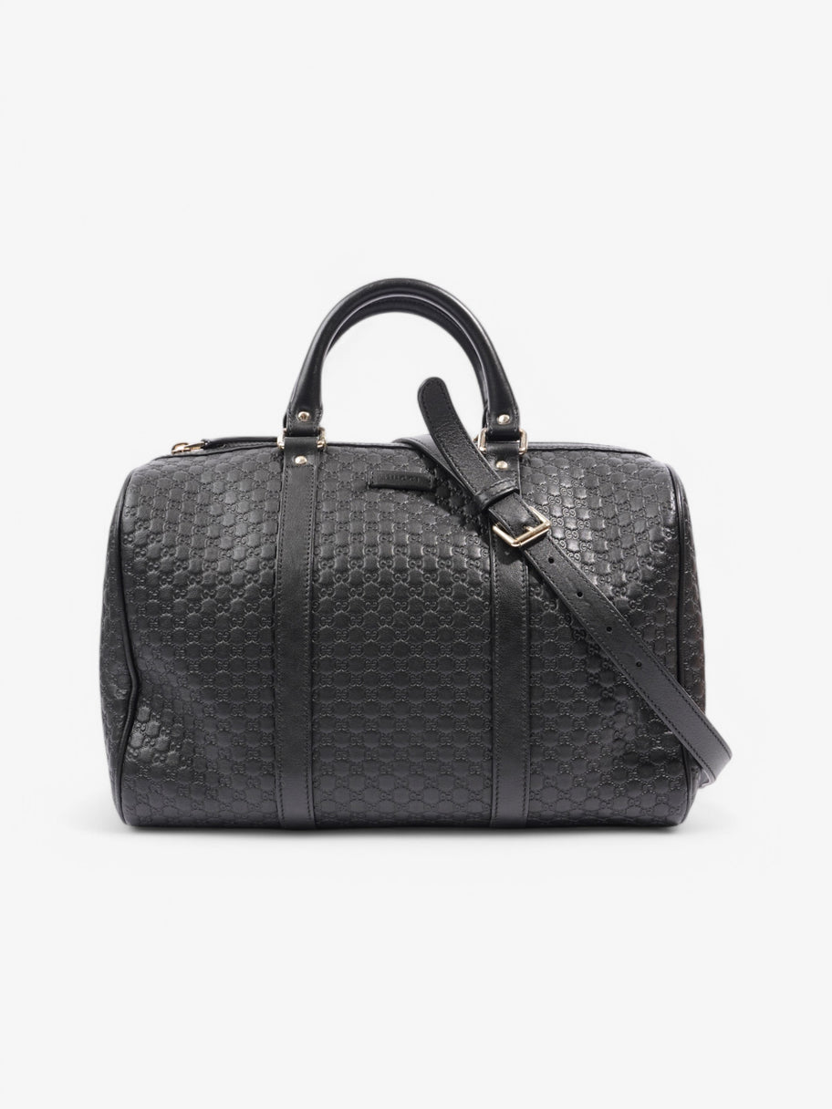 Gucci Boston Bag Black Leather Image 1