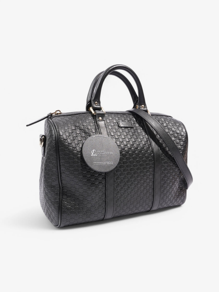 Gucci Boston Bag Black Leather Image 9