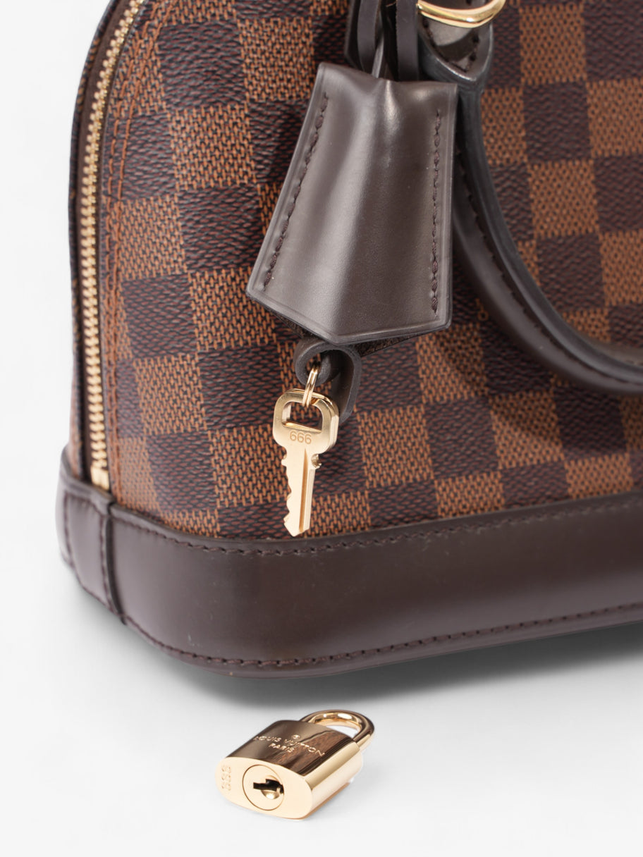 Louis Vuitton Alma BB Damier Ebene Coated Canvas Image 8