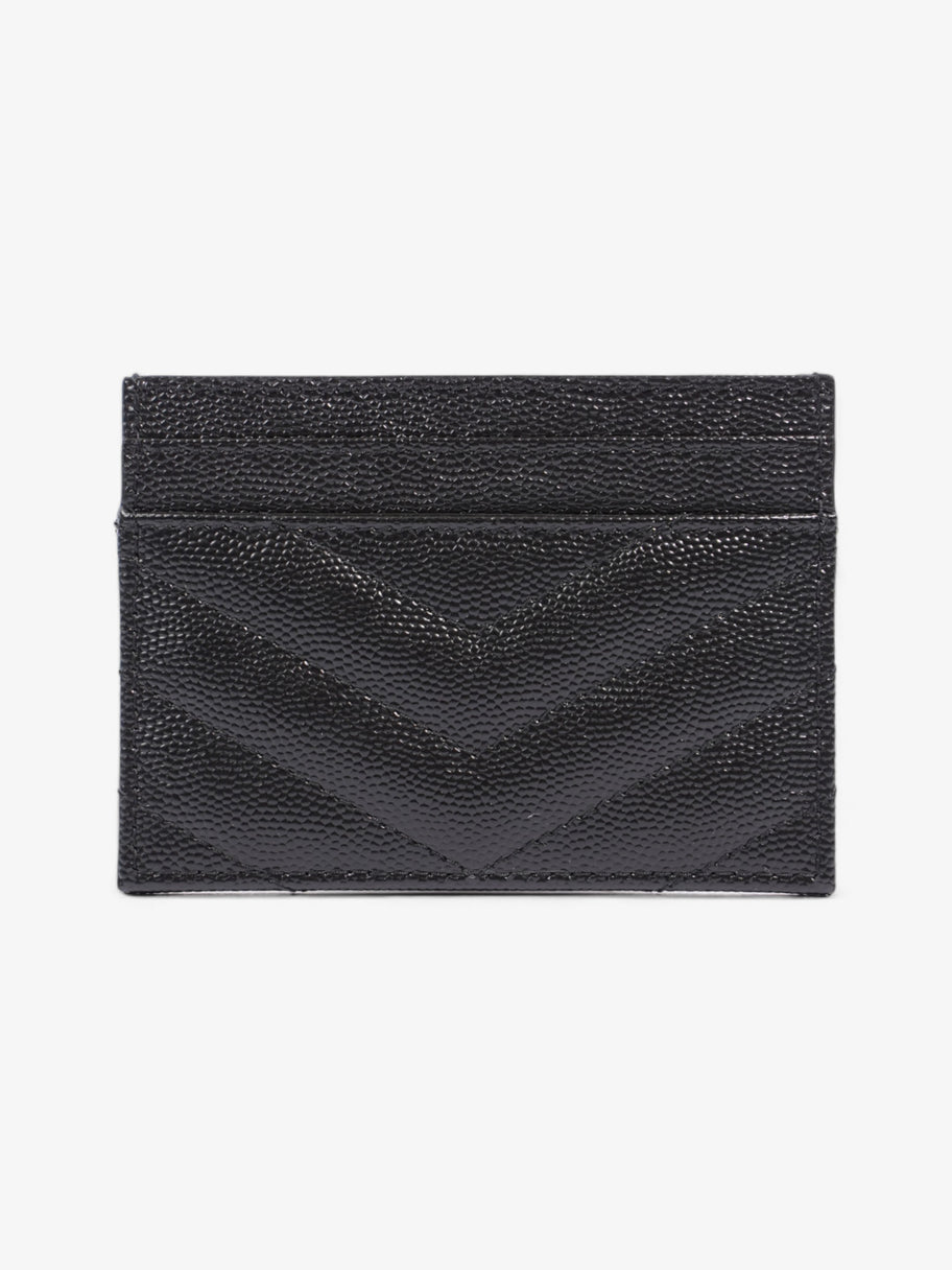 Saint Laurent Monogram Quilted Card Holder Black Matelasse Leather Image 2