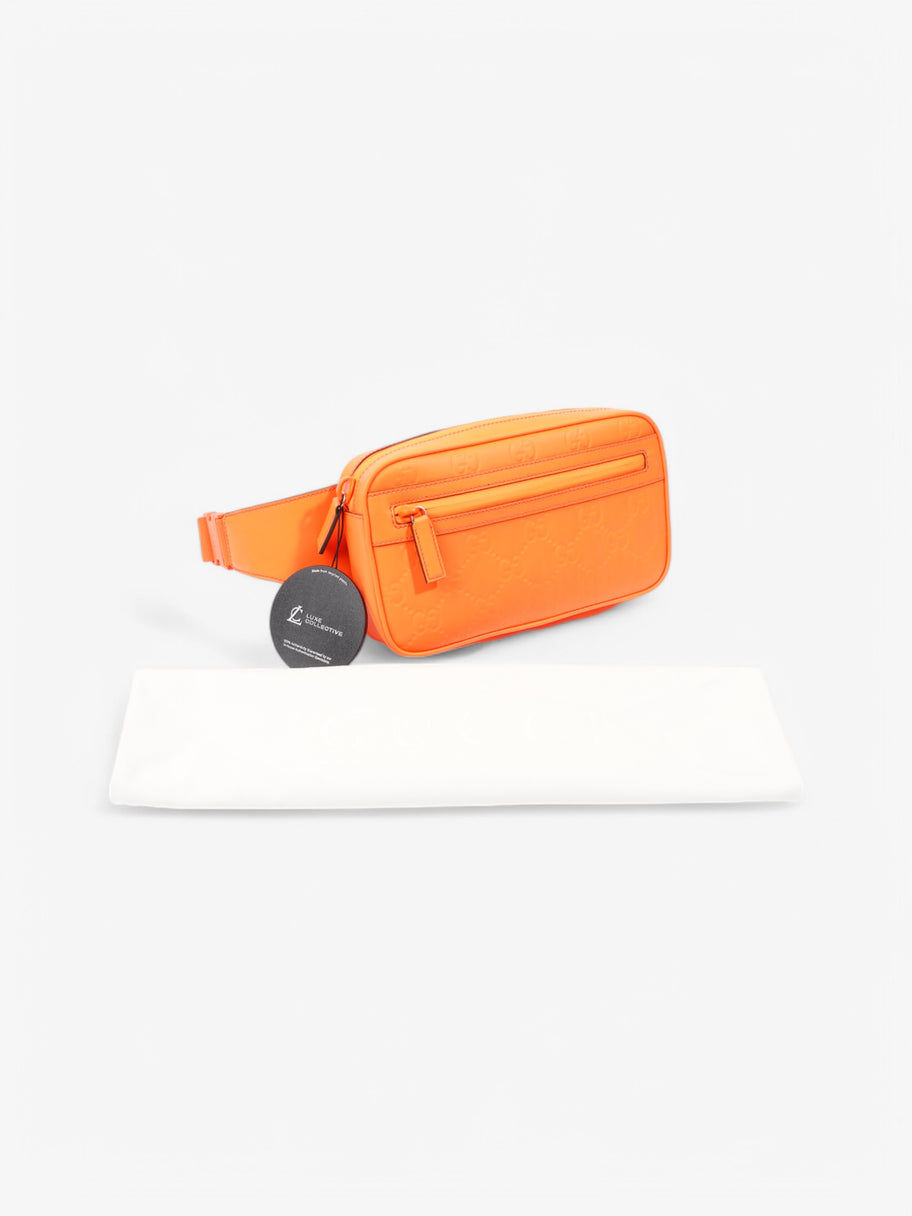 Gucci GG Rubber-effect Neon Orange Rubber Image 9