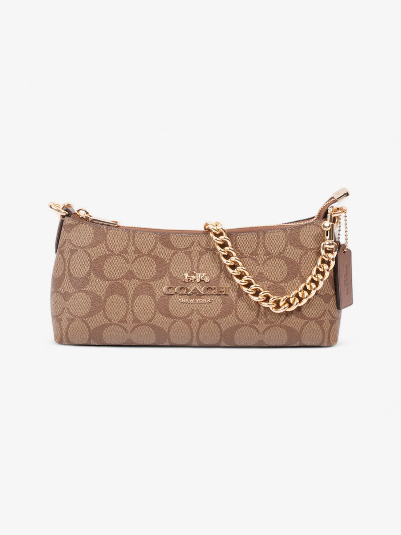  Coach Charlotte Signature Monogram / Brown Canvas