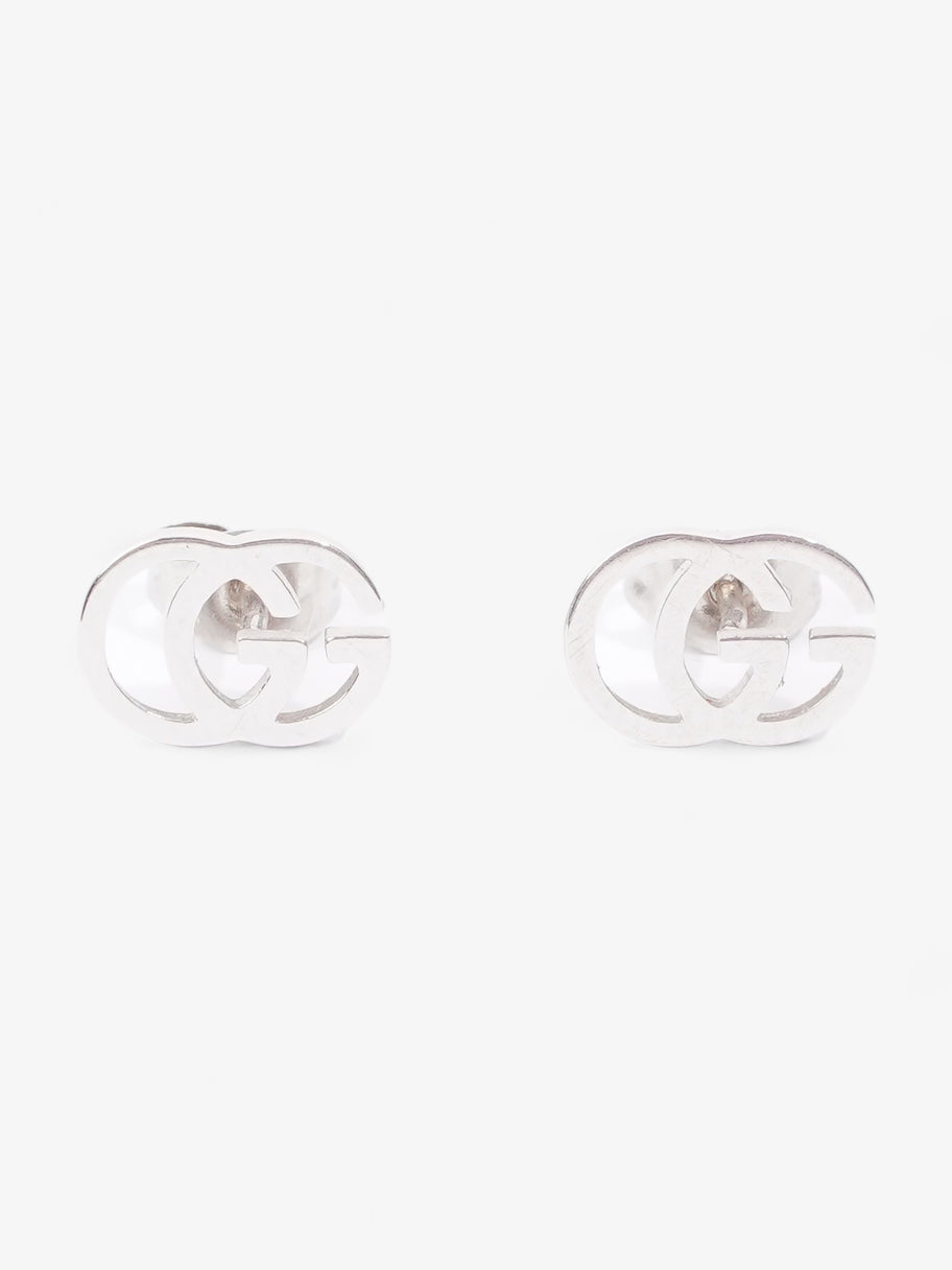 GG Stud 18K Earrings  White Gold White Gold Image 1