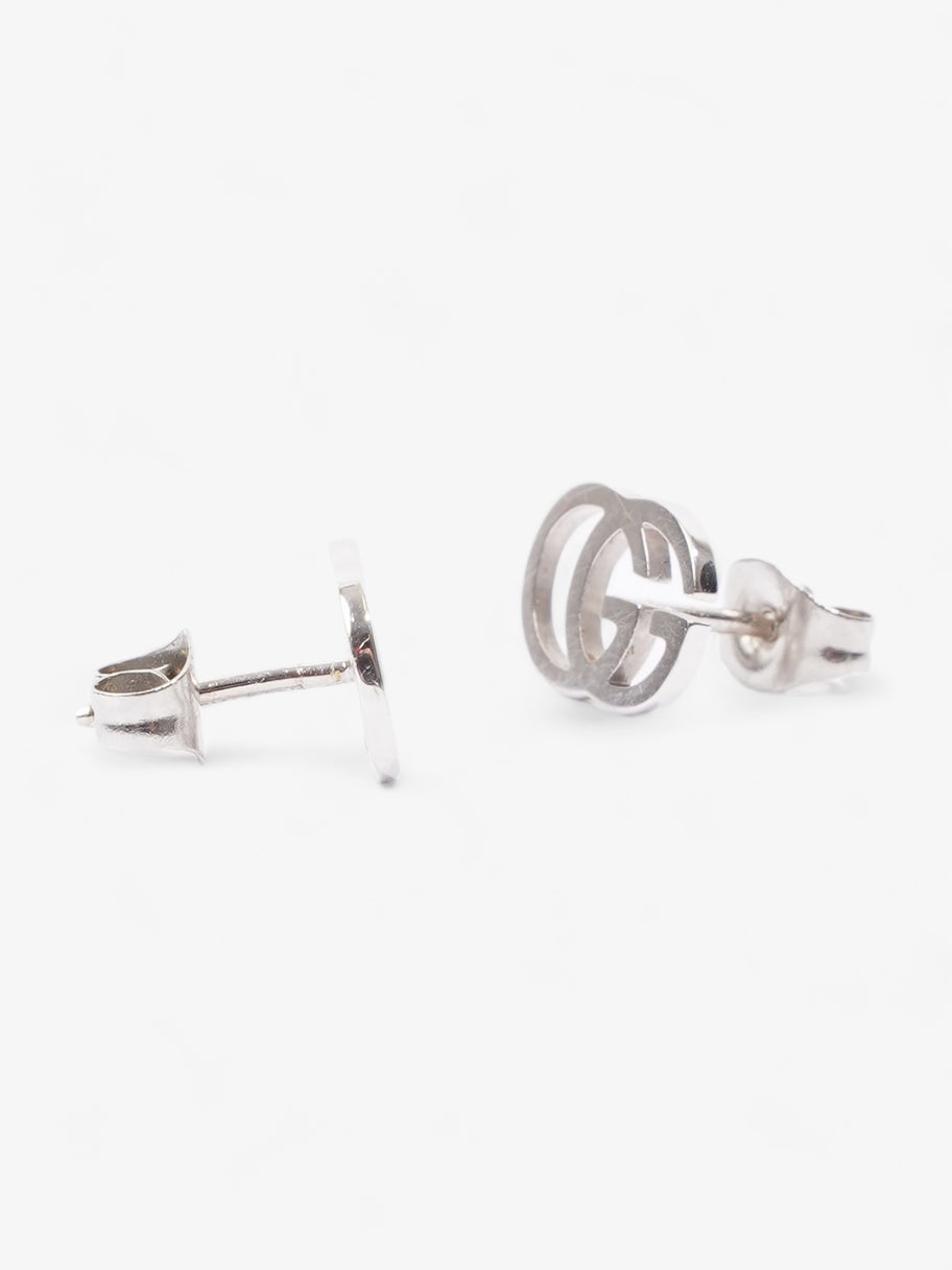 GG Stud 18K Earrings  White Gold White Gold Image 2