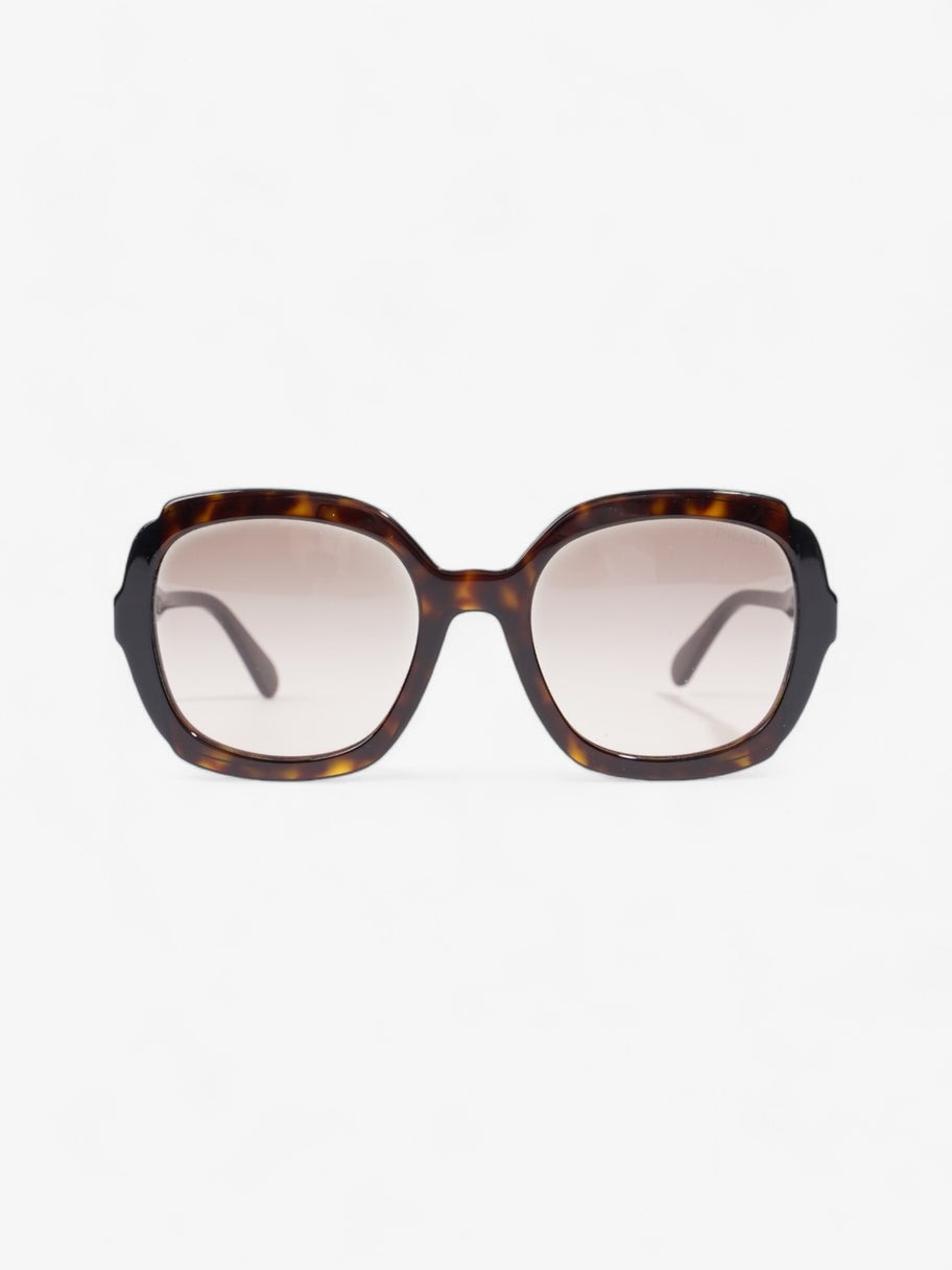 Prada Square Sunglasses Havana Brown Acetate 140mm Image 1