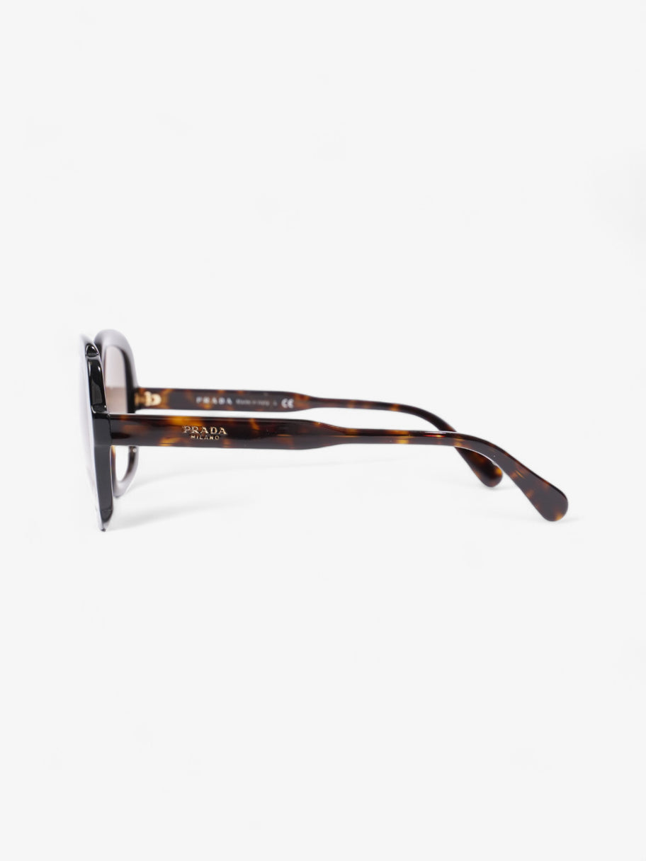 Prada Square Sunglasses Havana Brown Acetate 140mm Image 2