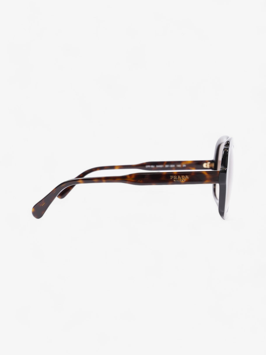 Prada Square Sunglasses Havana Brown Acetate 140mm Image 4