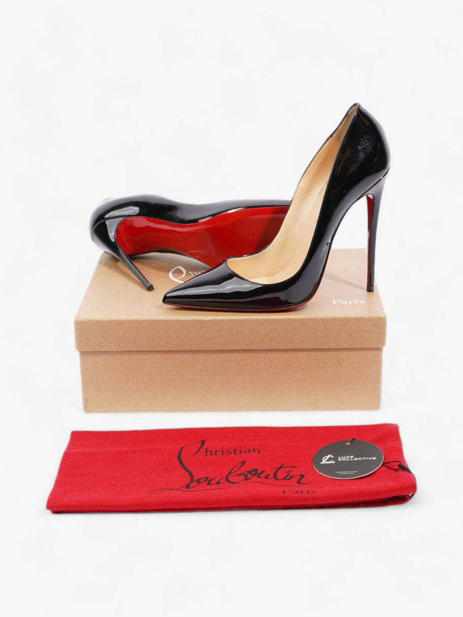 Christian Louboutin So Kate Heels 120 Black Patent Leather EU 39 UK 6 Image 10