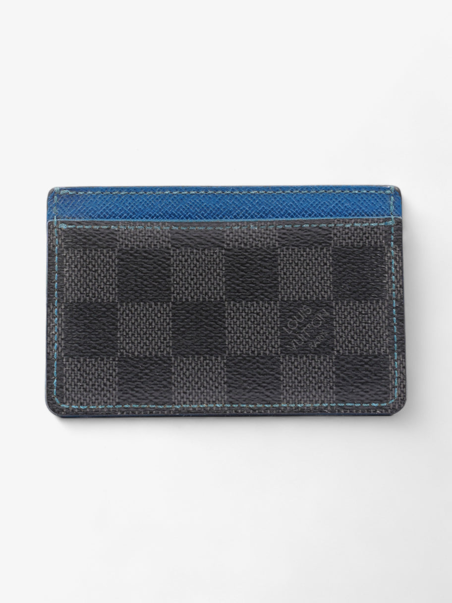 Card Holder Damier Graphite / Blue Coated Canvas Image 3