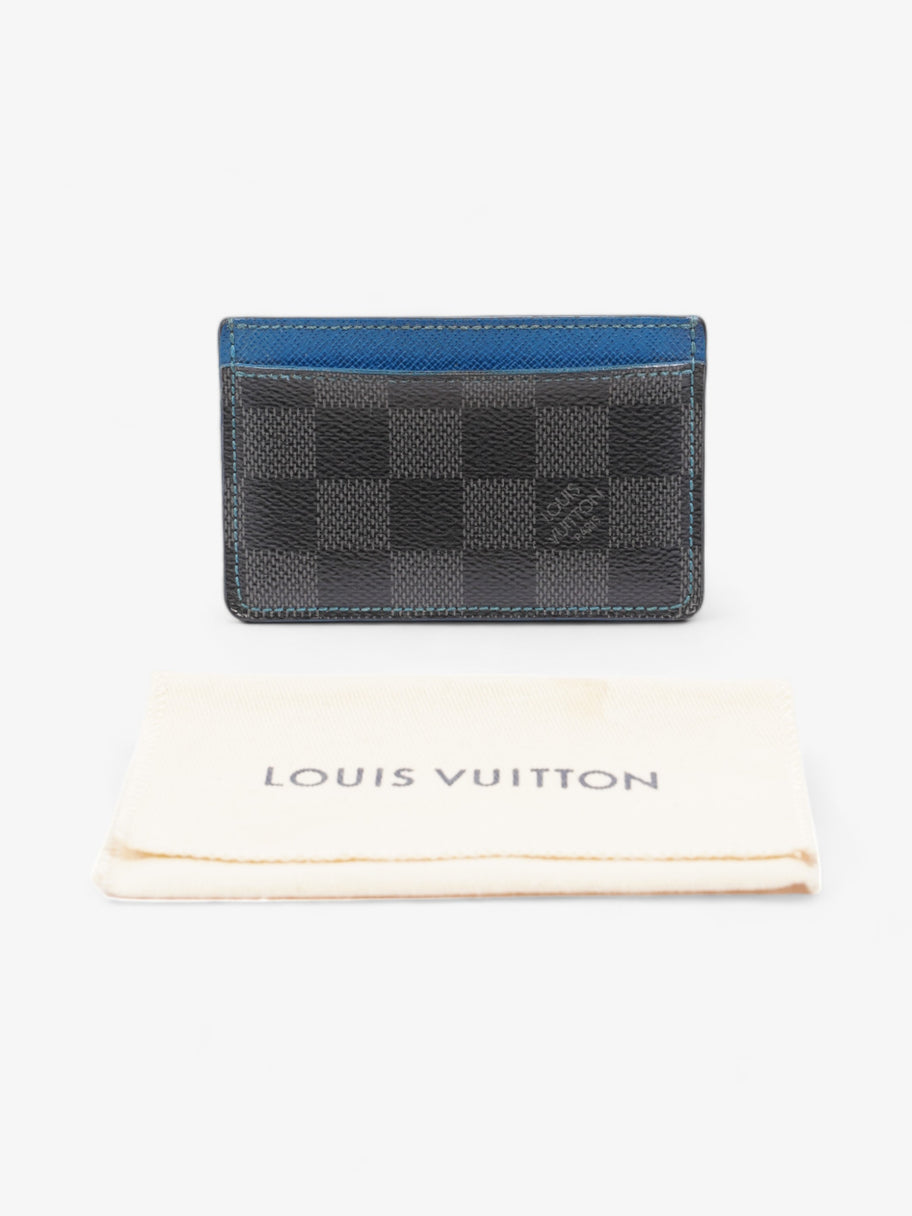 Card Holder Damier Graphite / Blue Coated Canvas Image 6