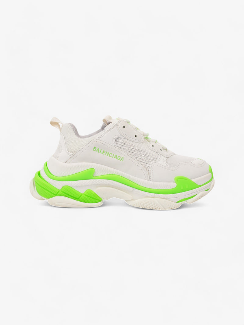  Balenciaga Triple S White  / Green Mesh EU 41 UK 8