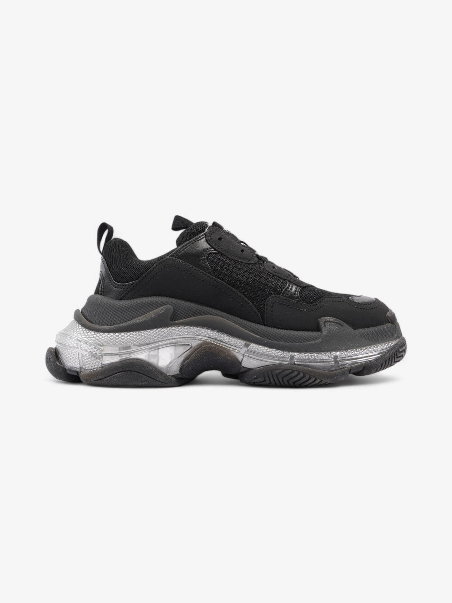 Balenciaga Triple S Clear Sole Black / White Mesh EU 37 UK 4 Image 4