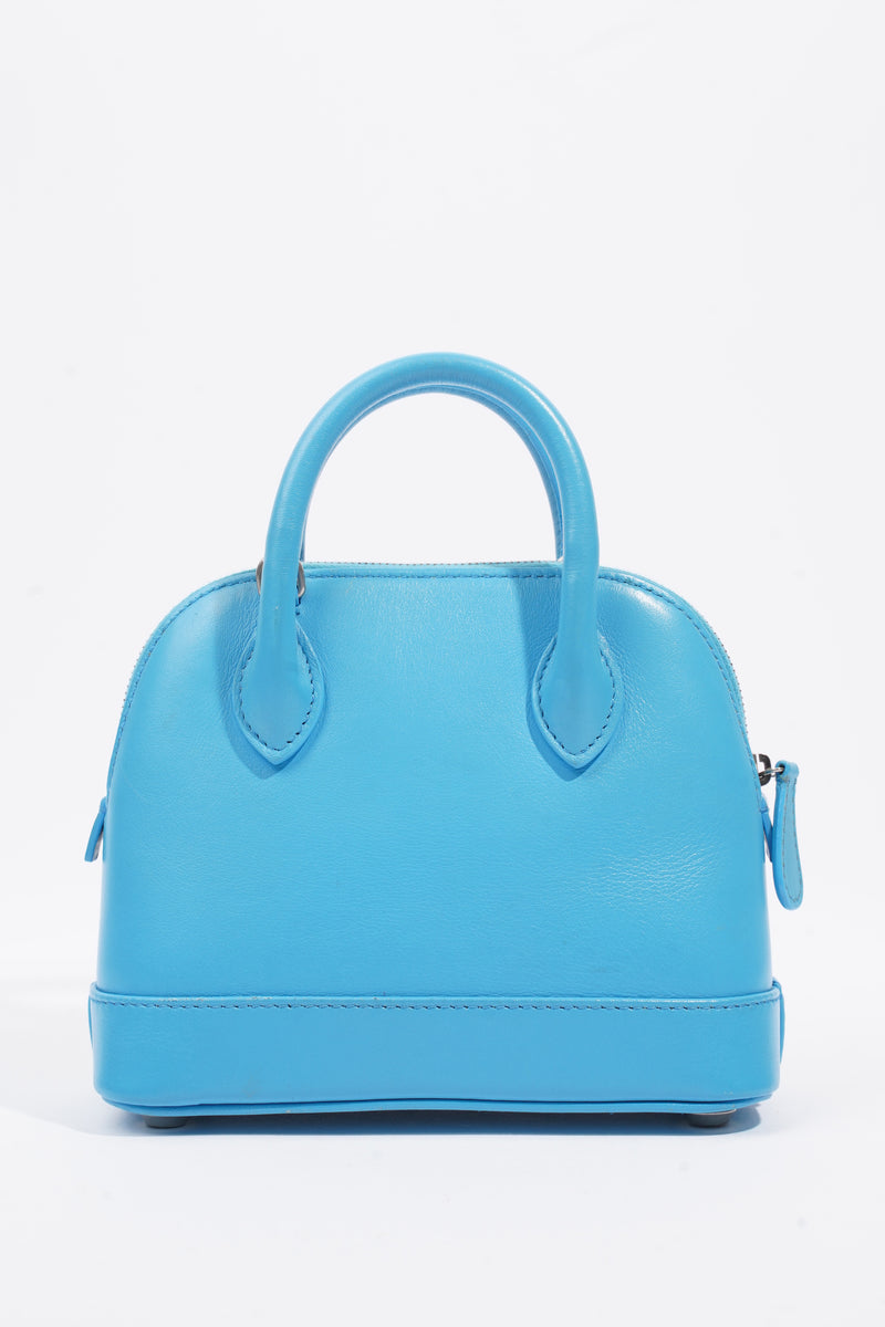  Balenciaga Ville Puppy and Kitten Blue Leather