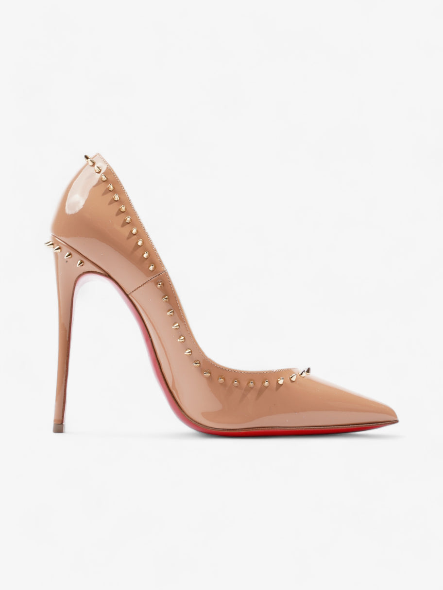 Christian Louboutin Anjalina Spike Pointed Toe Heel 120mm Nude Patent Leather EU 36.5 UK 3.5 Image 4