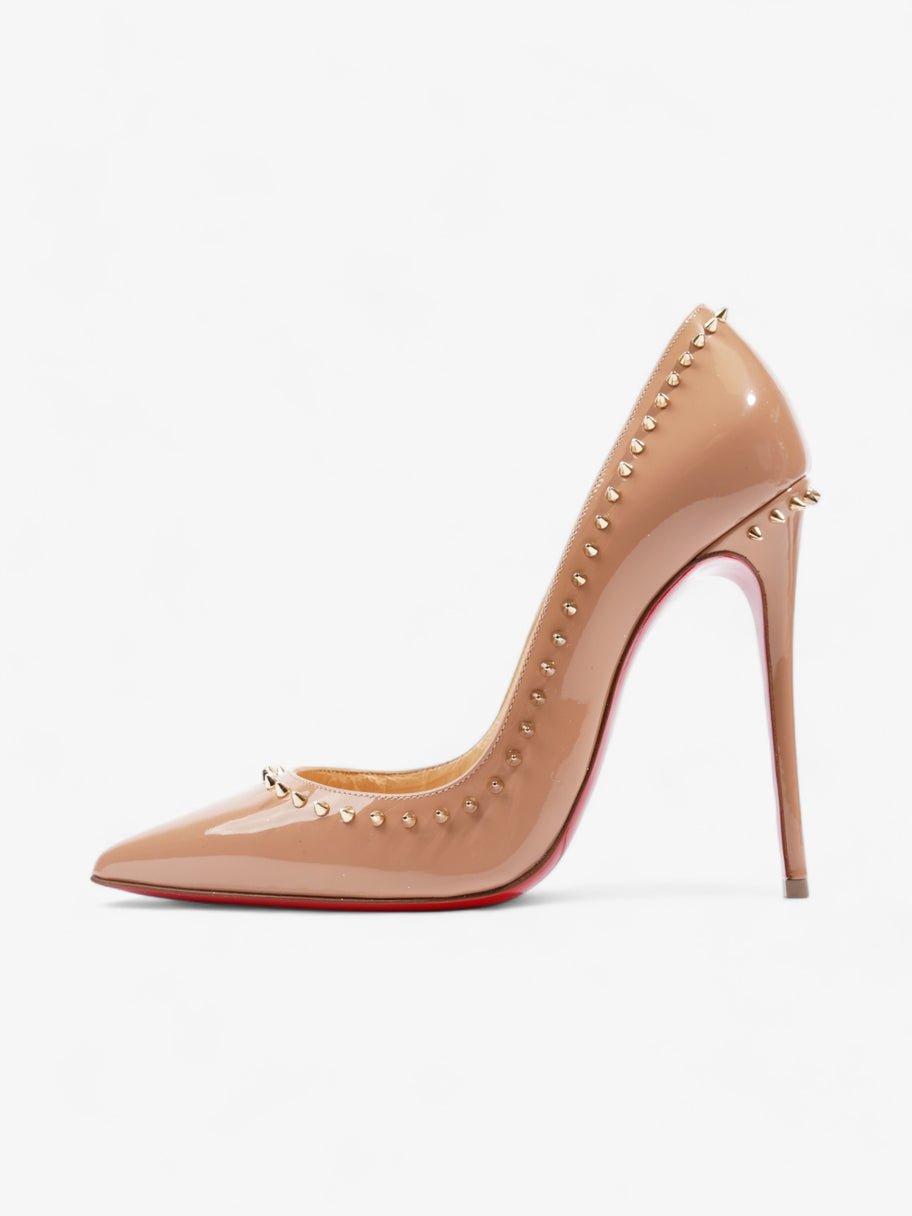 Christian Louboutin Anjalina Spike Pointed Toe Heel 120mm Nude Patent Leather EU 36.5 UK 3.5 Image 5