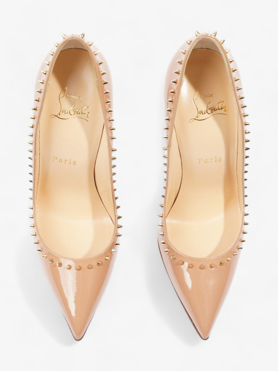 Christian Louboutin Anjalina Spike Pointed Toe Heel 120mm Nude Patent Leather EU 36.5 UK 3.5 Image 8