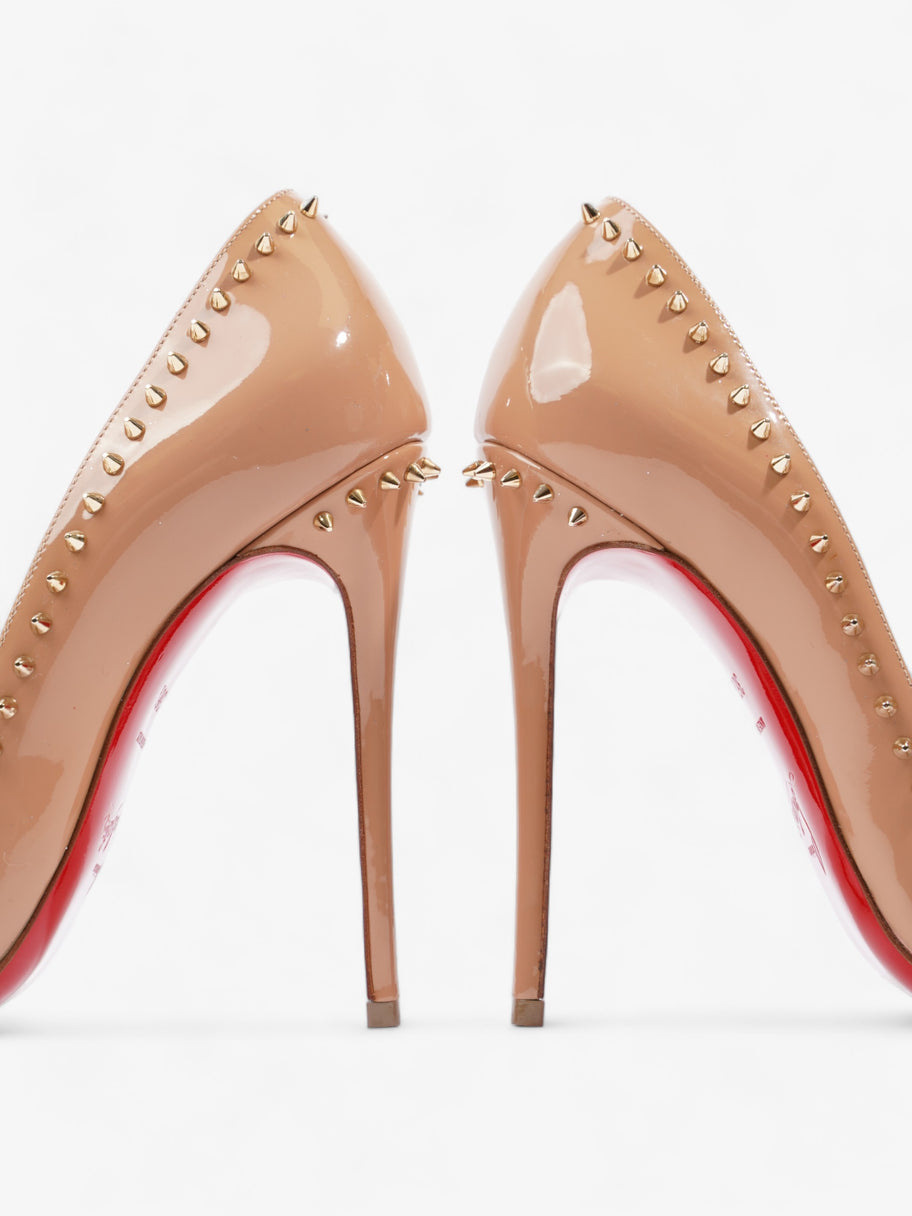 Christian Louboutin Anjalina Spike Pointed Toe Heel 120mm Nude Patent Leather EU 36.5 UK 3.5 Image 9