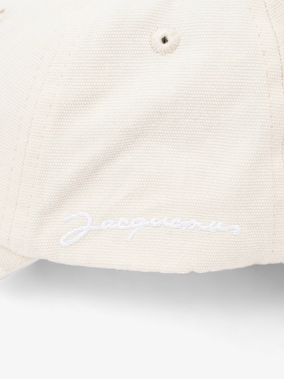 La casquette Jacquemus Off White Cotton 58cm Image 2