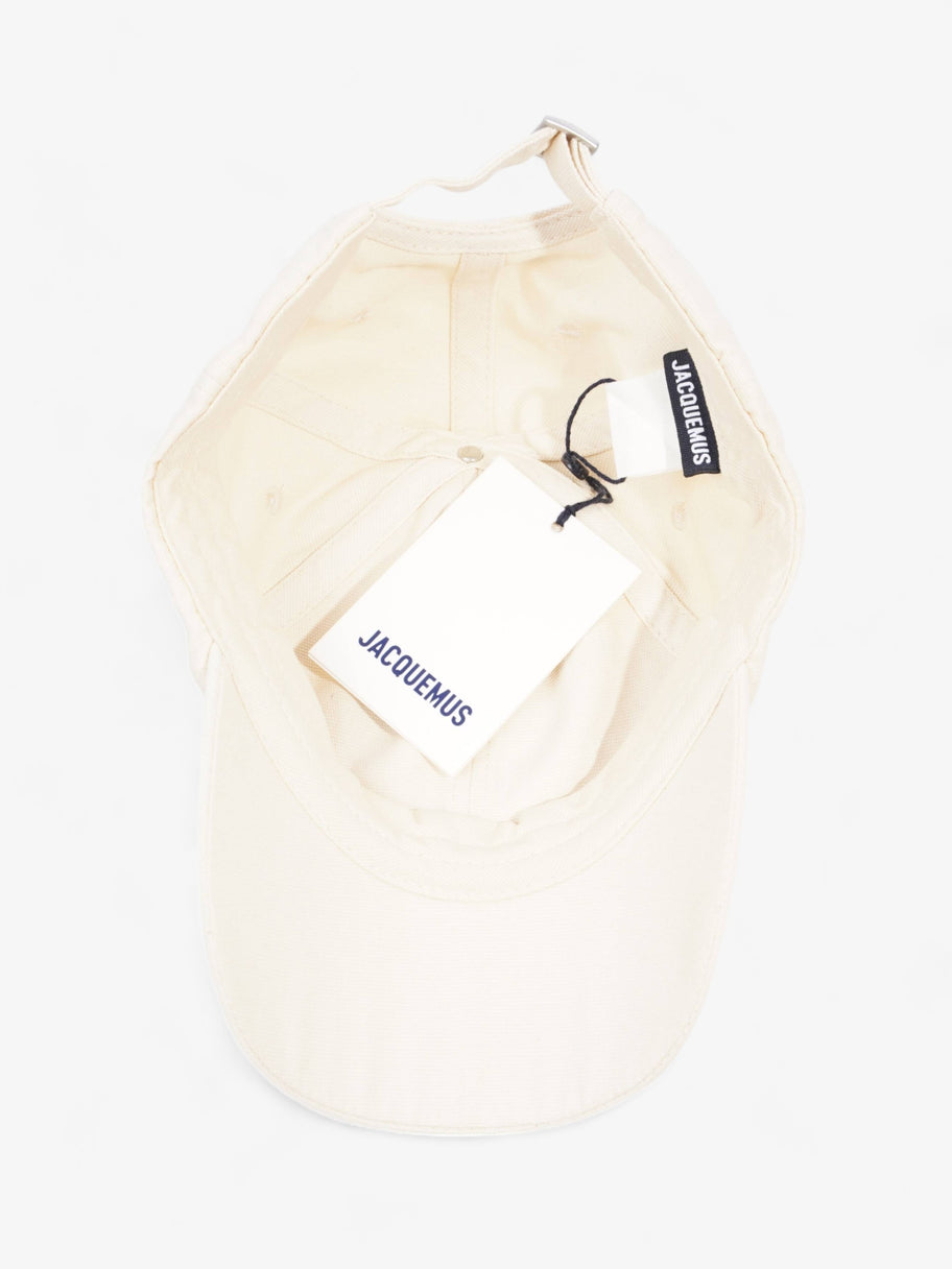 La casquette Jacquemus Off White Cotton 58cm Image 6