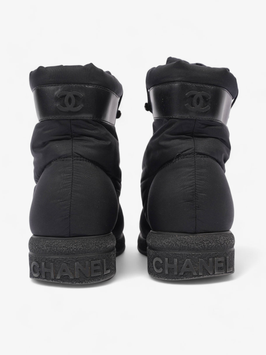 Chanel Coco Neige Black Nylon EU 37 UK 4 Image 6