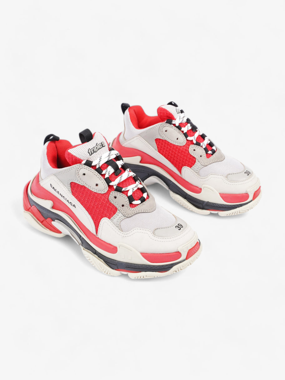 Triple S Grey / Red Mesh EU 39 UK 6 Image 2