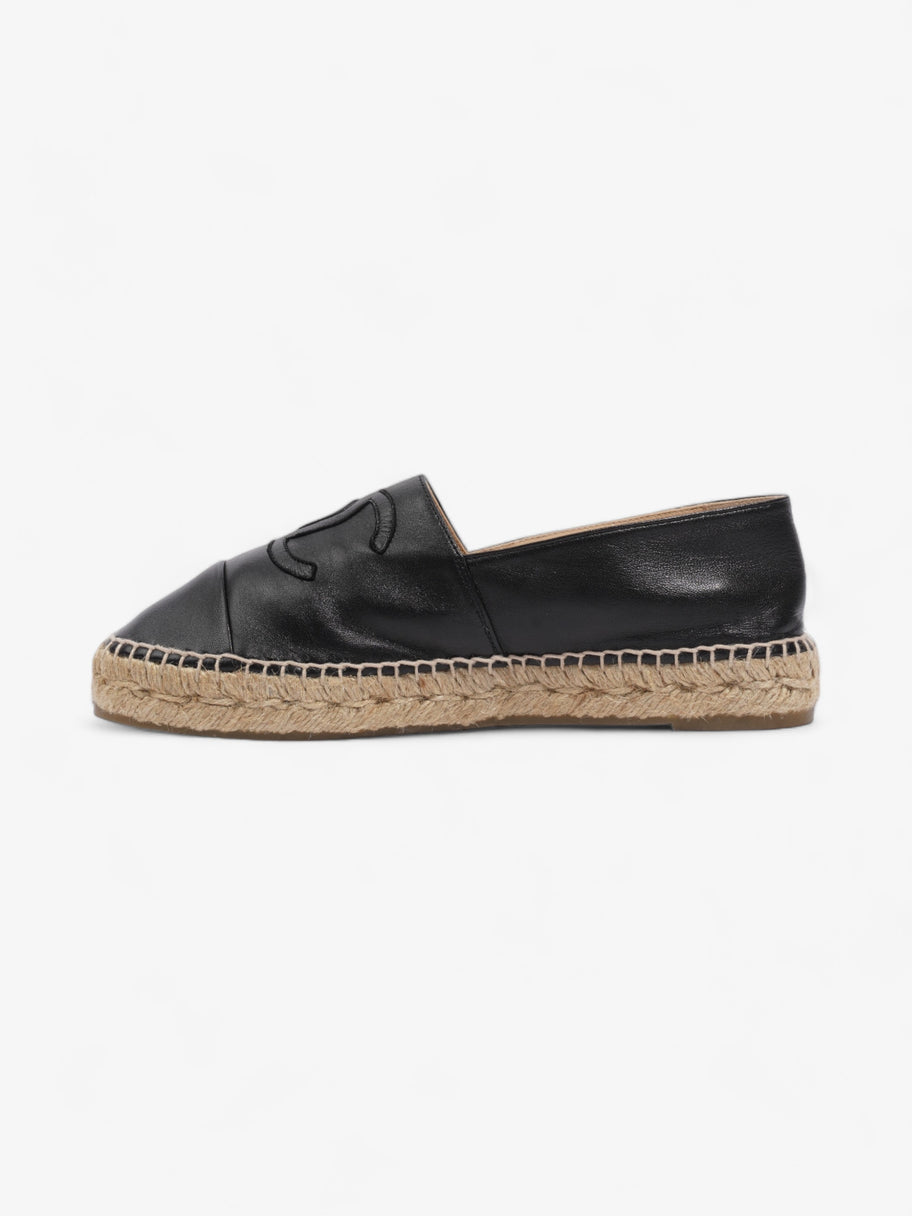 Chanel Espadrilles Black Leather EU 39 UK 6 Image 3